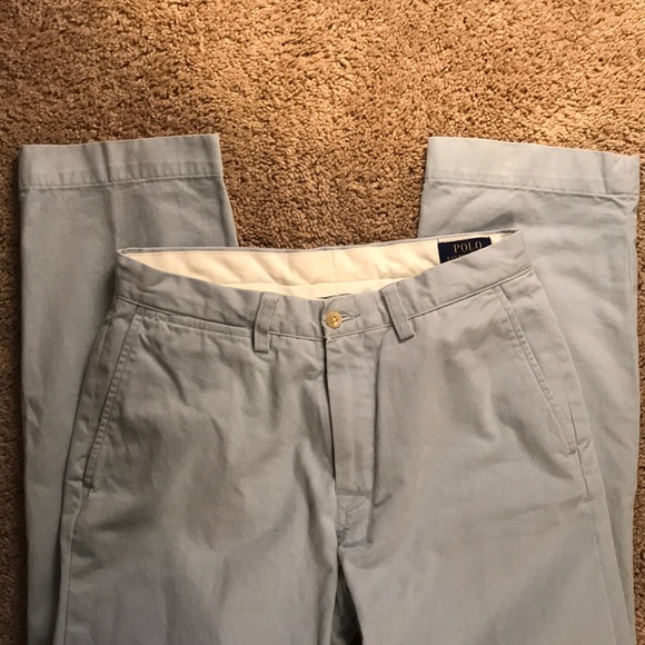 Light blue Polo chinos classic fit size 30/32 - Picture 3 of 3